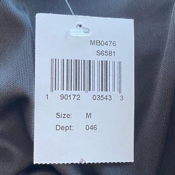 BOBEAU SKIRT IN BLACK & WHITE STRIPES SZ M NWT! Elastic Waist. Flattering Cut. - Picture 9 of 9